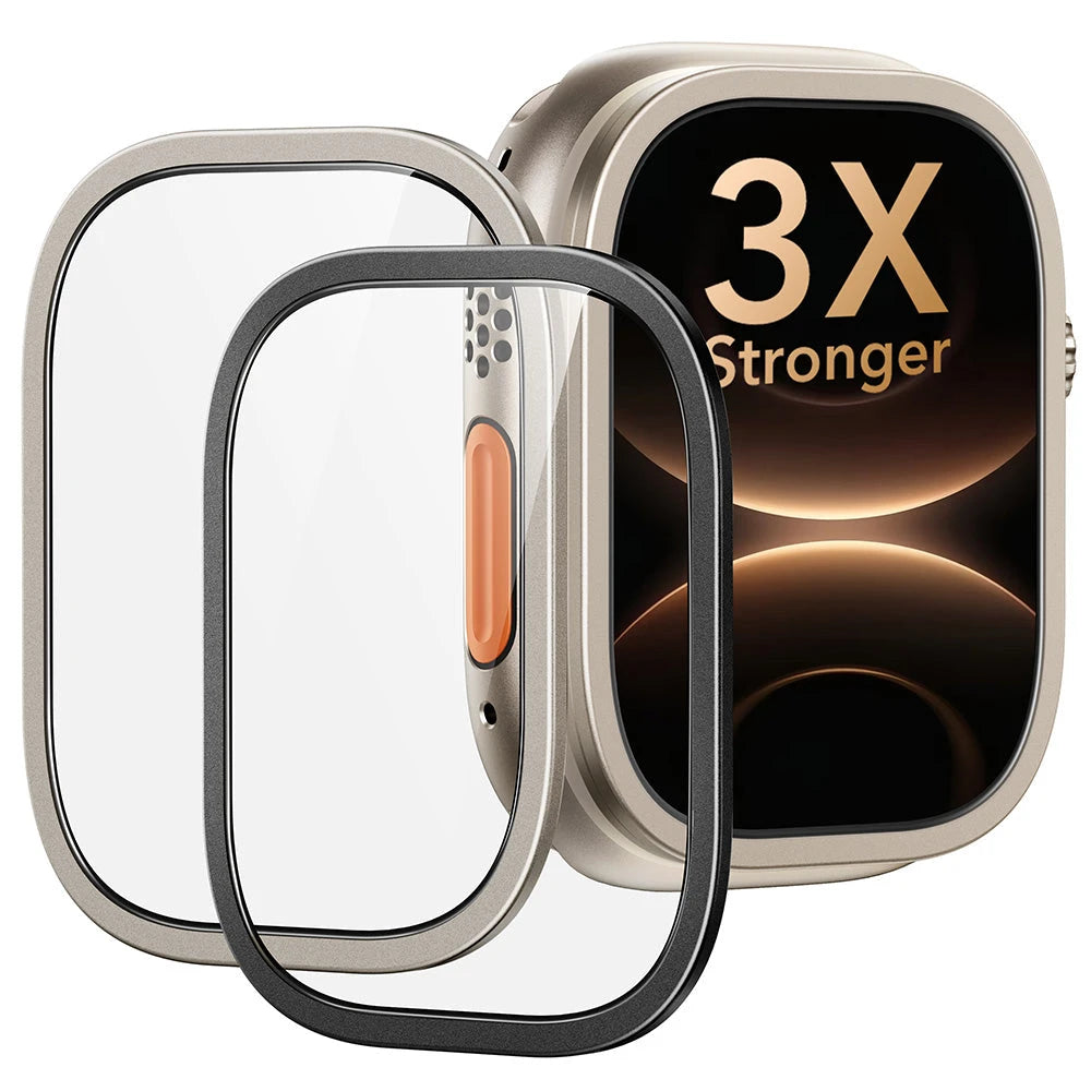 Apple Watch Ultra 3 Armorite® Pro Screen Protector (Bezel) - Titanium / Black ESR ESR