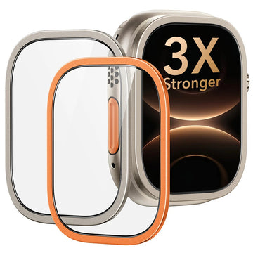 Apple Watch Ultra 3 Armorite® Pro Screen Protector (Bezel) - Titanium / Orange ESR ESR
