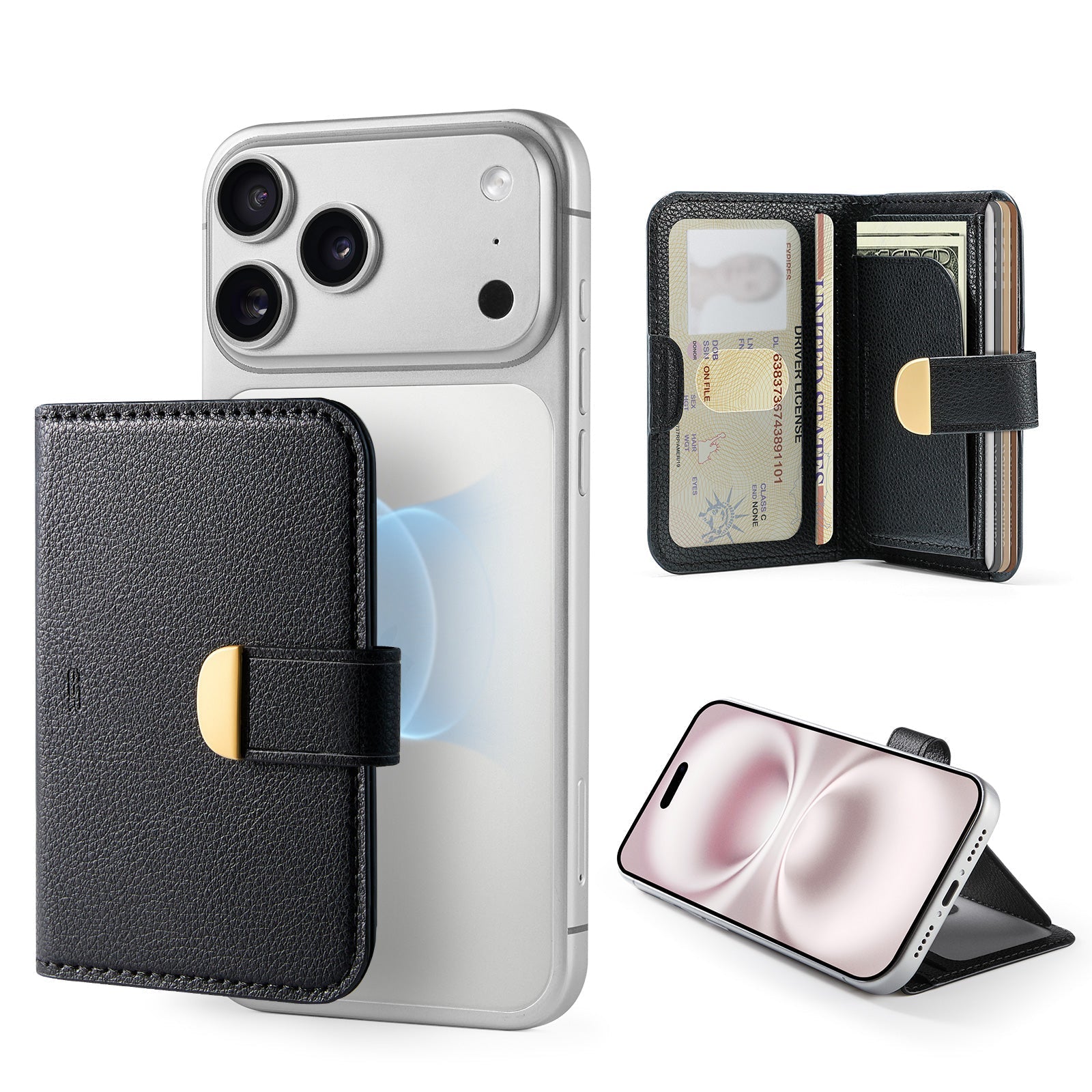 Aura Clutch Magnetic Wallet - Black ESR ESR