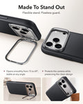 ESR Black Leather iPhone 17 Pro Max Magsafe Case with Stand Made To Stand Out