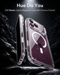 ESR Clear Shimmer iPhone 18 Pro Magsafe Slim Phone Case Hue Do You