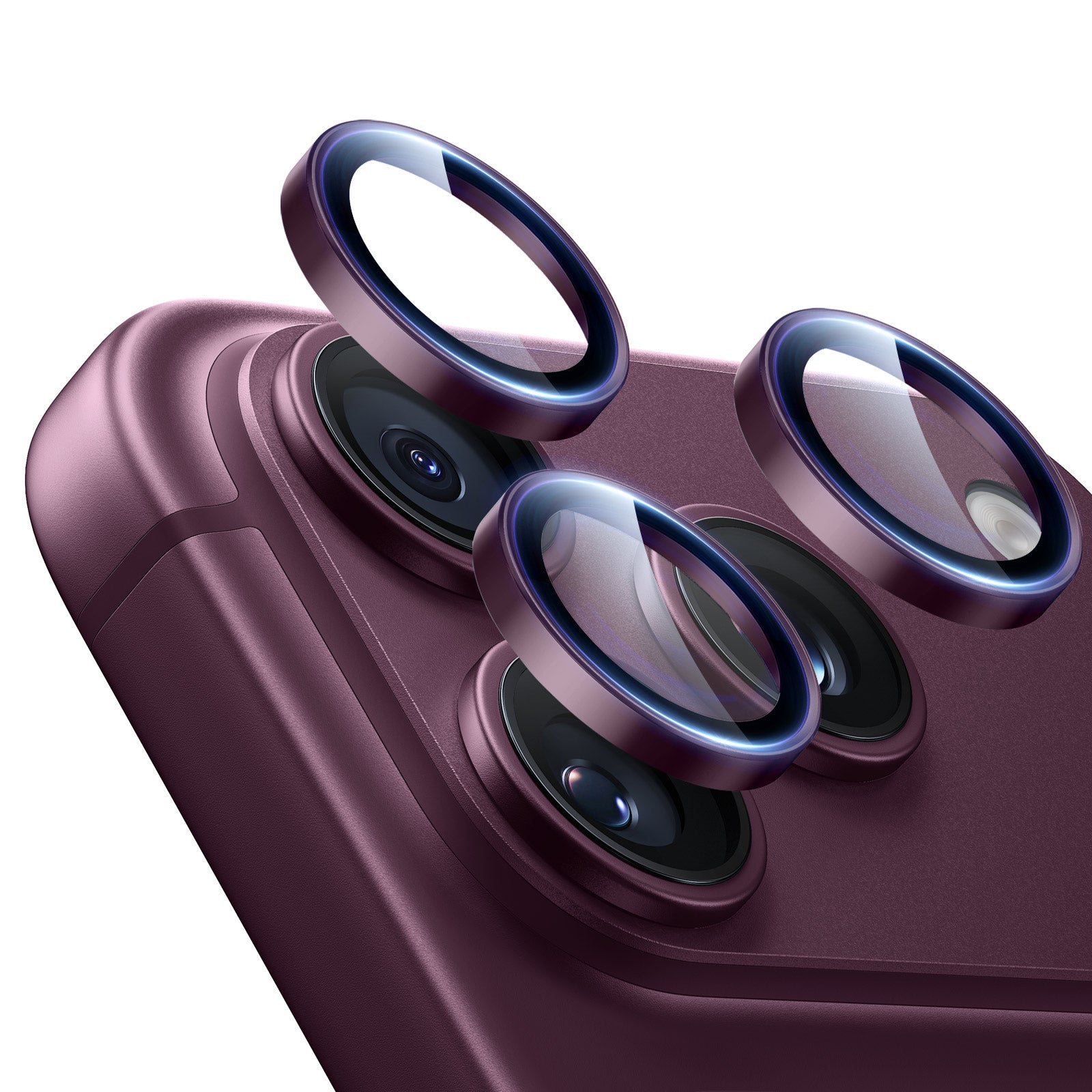 Deep Burgundy iPhone 18 Pro/Pro Max Armorite Camera Lens Protector