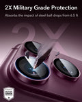 ESR Deep Burgundy iPhone 18 Pro/Pro Max Armorite Camera Lens Protector 2X Military Grade Protection