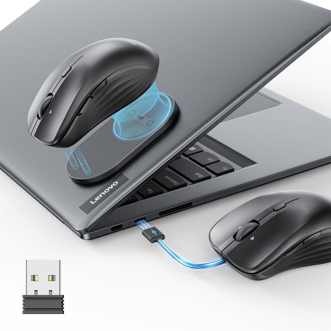 ESR MagMouse™ Wireless Mouse - Gray ESR ESR