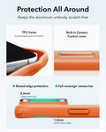 ESR Frosted Orange iPhone 18 Pro Magsafe Slim Phone Case with Stand Protection All Around