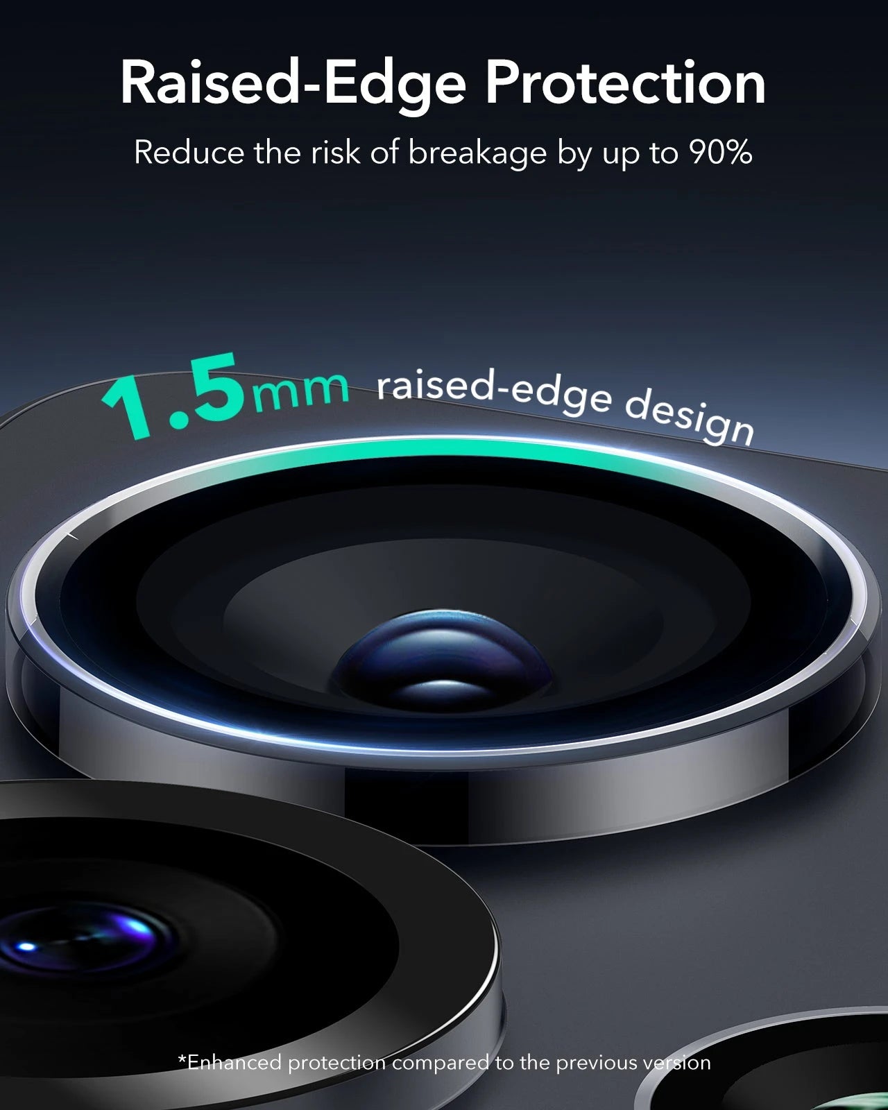 Galaxy S25 Ultra Armorite Camera Lens Protectors - Clear