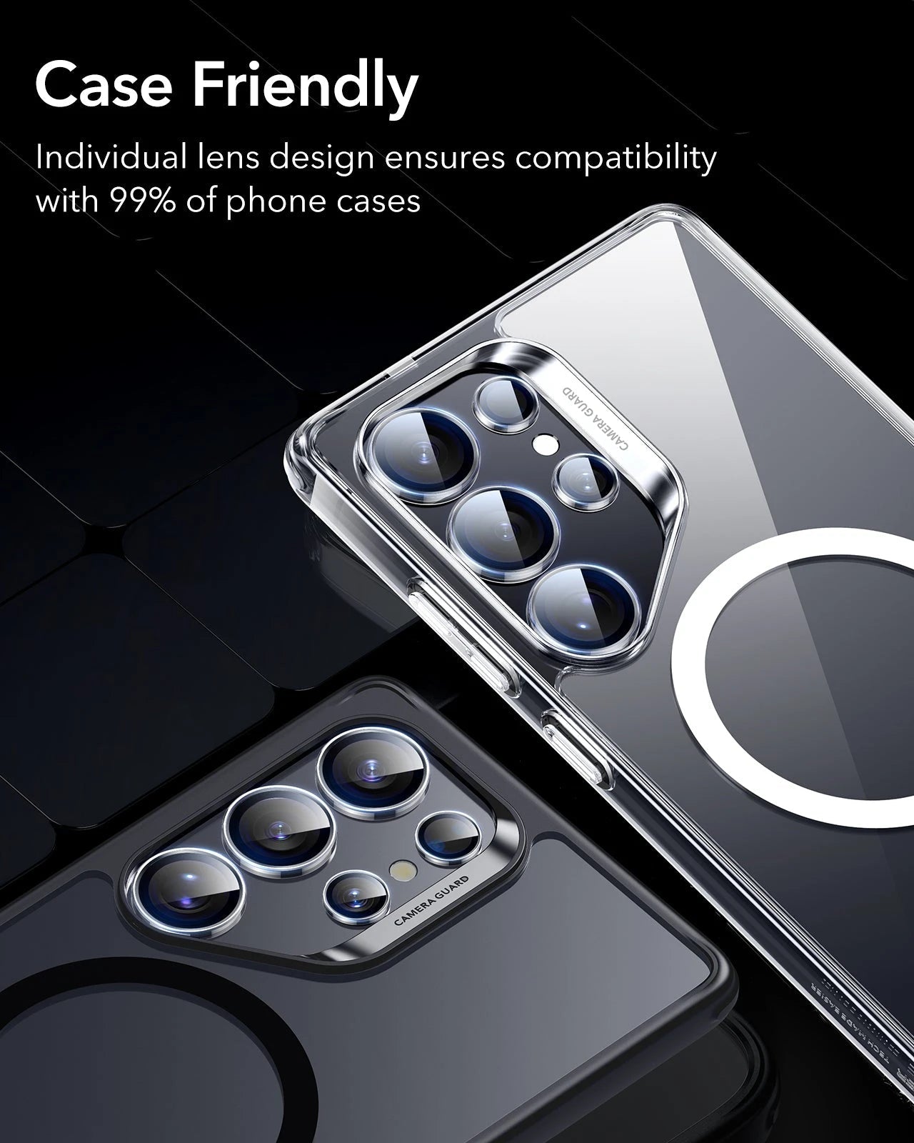 Galaxy S25 Ultra Armorite Camera Lens Protectors - Clear