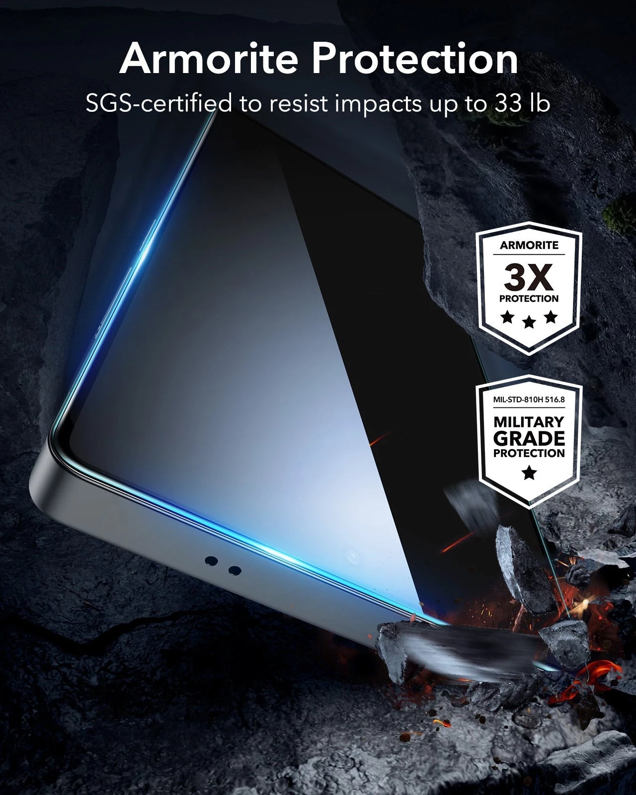 Galaxy S25 Ultra Armorite Screen Protector (UltraFit) - 3 Pack