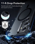 Galaxy S25+ HaloLock Classic Hybrid Case - Frosted Black