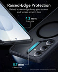 Galaxy S25+ HaloLock Classic Hybrid Case - Frosted Black