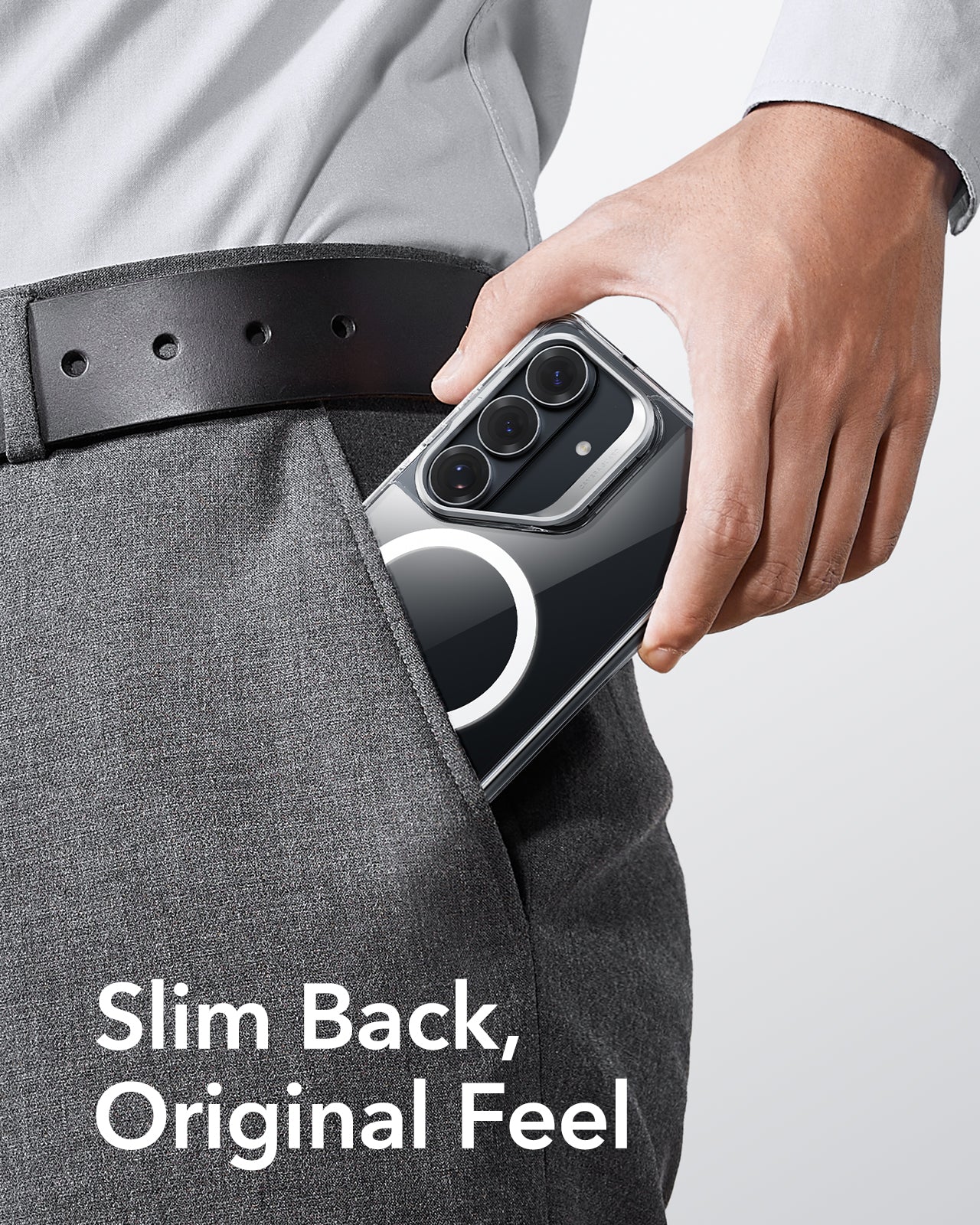 Samsung Galaxy S26 Ultra Classic Hybrid Magsafe Case with Stand Clear Slim Back Original Feel