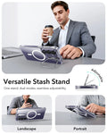 Samsung Galaxy S26 Ultra Classic Hybrid Magsafe Case with Stand Clear Versatile Stash Stand