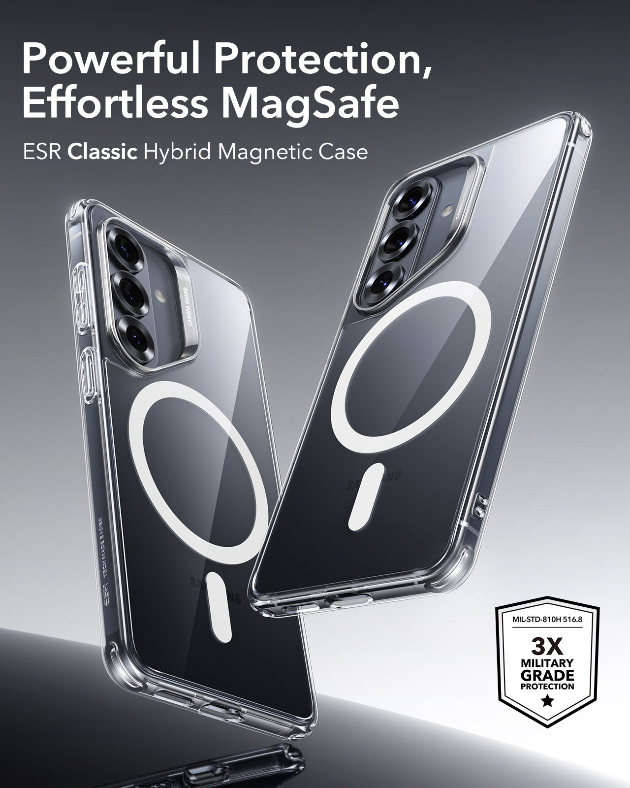 Samsung Galaxy S26 Plus Classic Hybrid Magsafe Case Clear poweful protection effortless magsafe