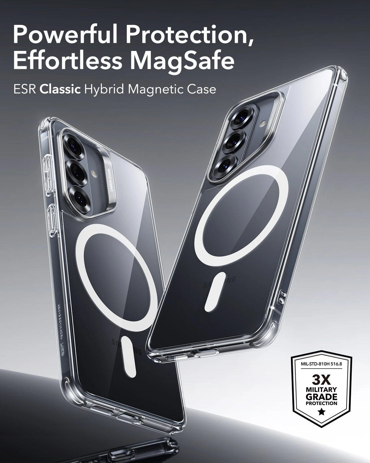 Samsung Galaxy S26 Plus Classic Hybrid Magsafe Case Clear poweful protection effortless magsafe