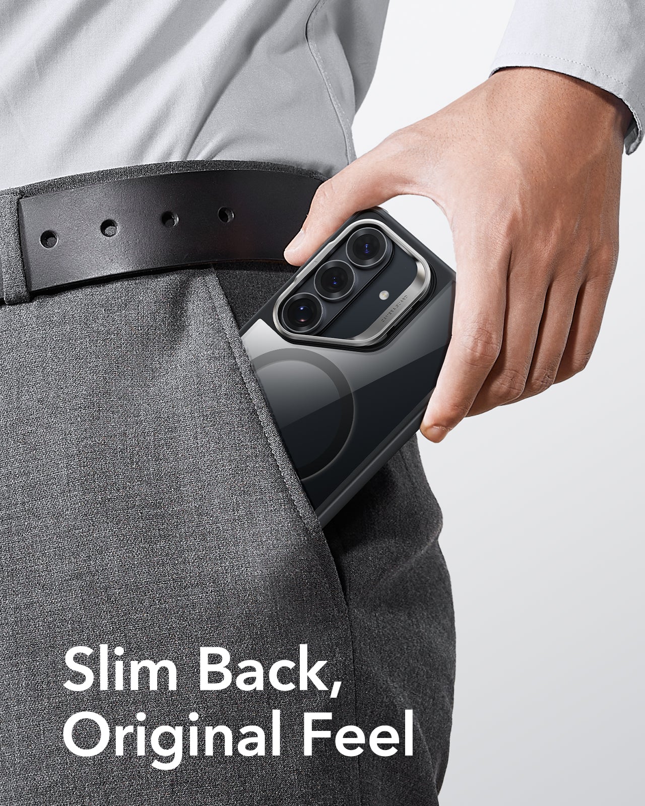 ESR Samsung Galaxy S26 Plus Classic Hybrid Magsafe Case with Stand Clear Black Slim Back Original Feel