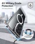 ESR Samsung Galaxy S26 Plus Classic Hybrid Magsafe Case with Stand Clear 4X Military Grade Protection
