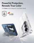 ESR Samsung Galaxy S26 Plus Classic Hybrid Magsafe Case with Stand Frosted Blue Powerful Protection ，Reveals True Color