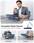 ESR Samsung Galaxy S26 Plus Classic Hybrid Magsafe Case with Stand Frosted Blue Versatile Stash Stand