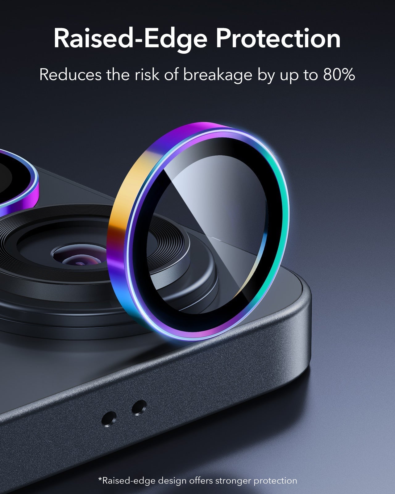 ESR Galaxy S26 Ultra Camera Lens Protector Chromatic Raised Edge Protection