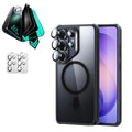 Galaxy S26 Ultra Classic Hybrid Magsafe Case and Armorite Privacy Screen Protector Bundle Frosted Black