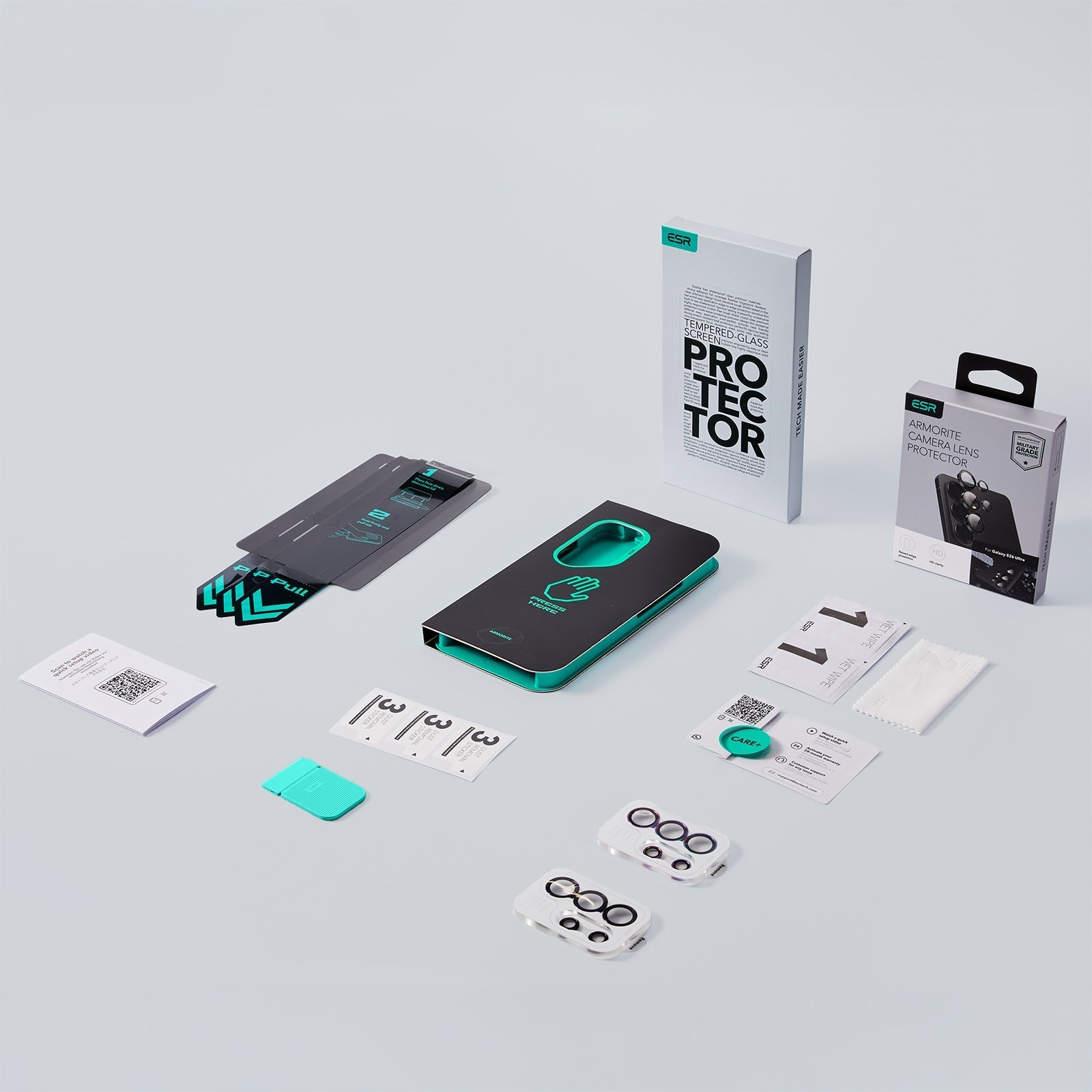 ESR Galaxy S26 Ultra Armorite Privacy Screen Protector and Camera Lens Protector Set