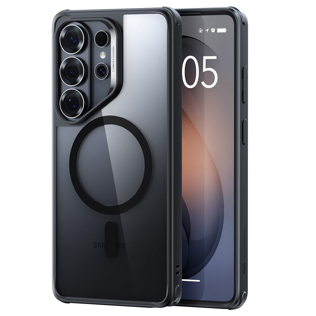 Samsung Galaxy S26 Ultra Classic Hybrid Magsafe Case Clear Black