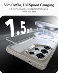 Samsung Galaxy S26 Ultra Classic Hybrid Magsafe Case Clear Grey Slim Profile Full Speed Charging
