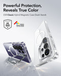 ESR Samsung Galaxy S26 Ultra Classic Hybrid Magsafe Case with Stand Clear Powerful Protection ，Reveals True 