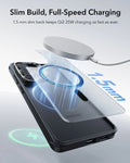 ESR Samsung Galaxy S26 Ultra Classic Hybrid Magsafe Case with Stand Frosted Black Slim Profile Full Speed Charging