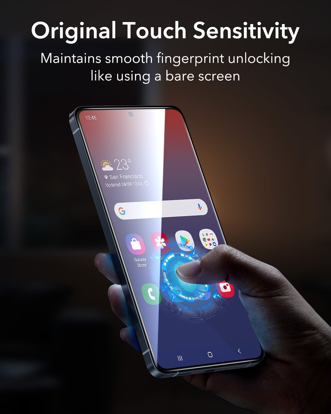 ESR Samsung Galaxy S26 Ultra Corning Glass Screen Protector Original Touch Sensitivity