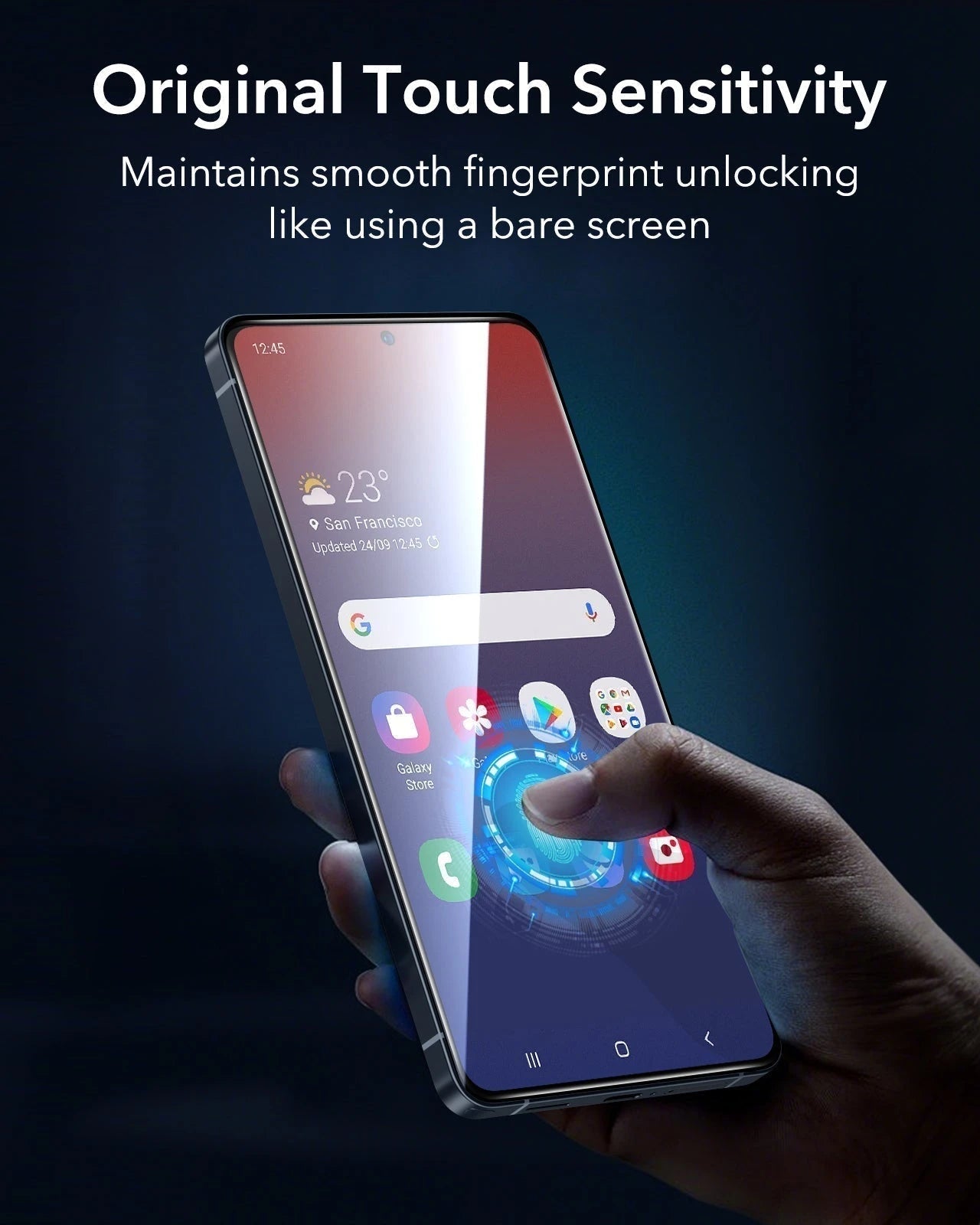 ESR Samsung Galaxy S26 Ultra Armorite Tempered Glass Screen Protector Original Touch Sensitivity