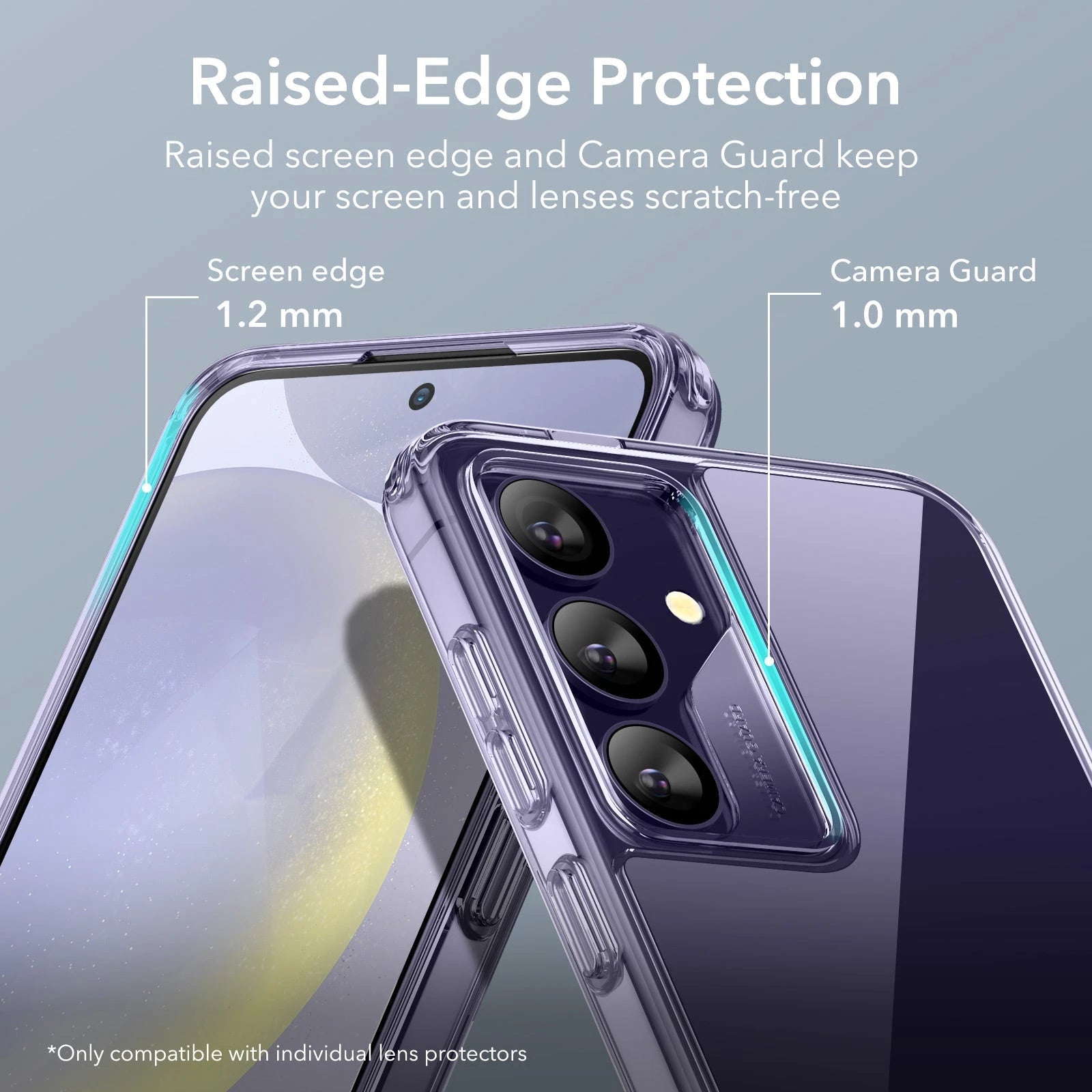 Galaxy S24 Boost Kickstand Case - Clear Purple ESR ESR