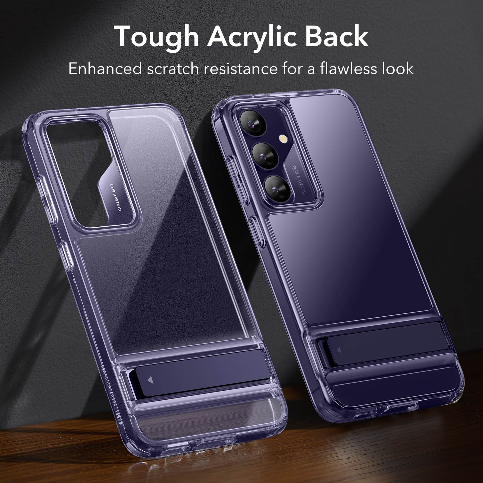 Galaxy S24 Boost Kickstand Case - Clear Purple ESR ESR