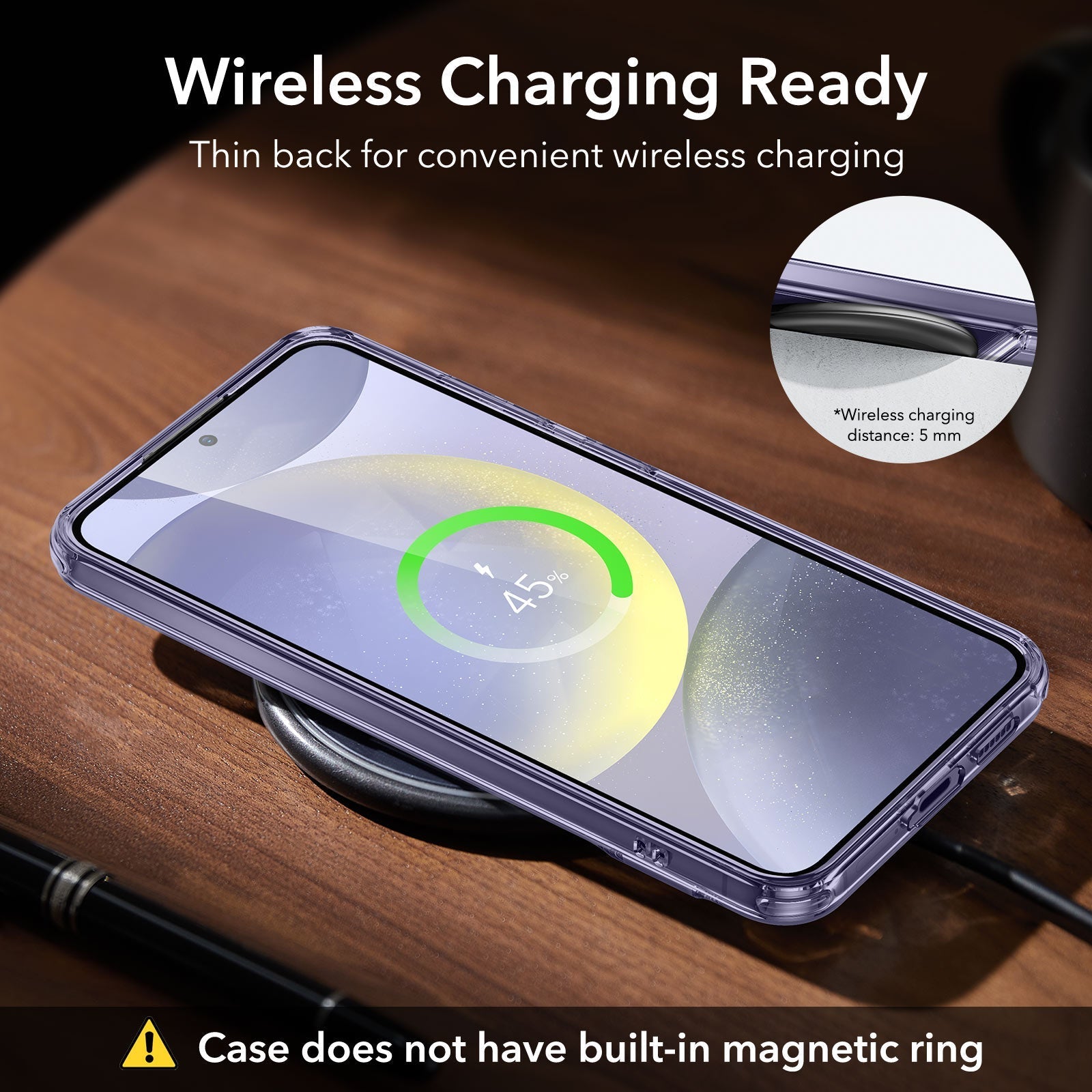 Galaxy S24 Boost Kickstand Case - Clear Purple ESR ESR