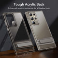 Galaxy S24 Ultra Boost Kickstand Case - Clear Grey - ESR 