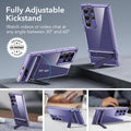 Galaxy S24 Ultra Boost Kickstand Case - Clear Purple - ESR 