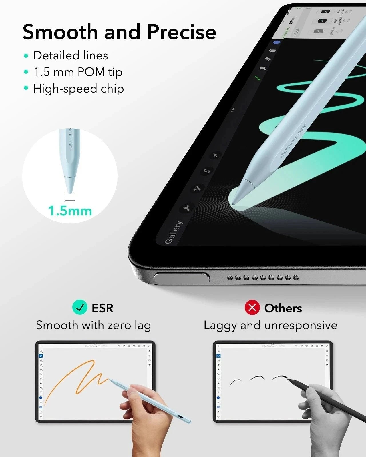 Geo Digital Pencil with Built-in Find My - Blue ESR ESR