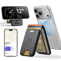 Geo Magnetic Wallet Stand -  Black Carbon Fiber ESR ESR