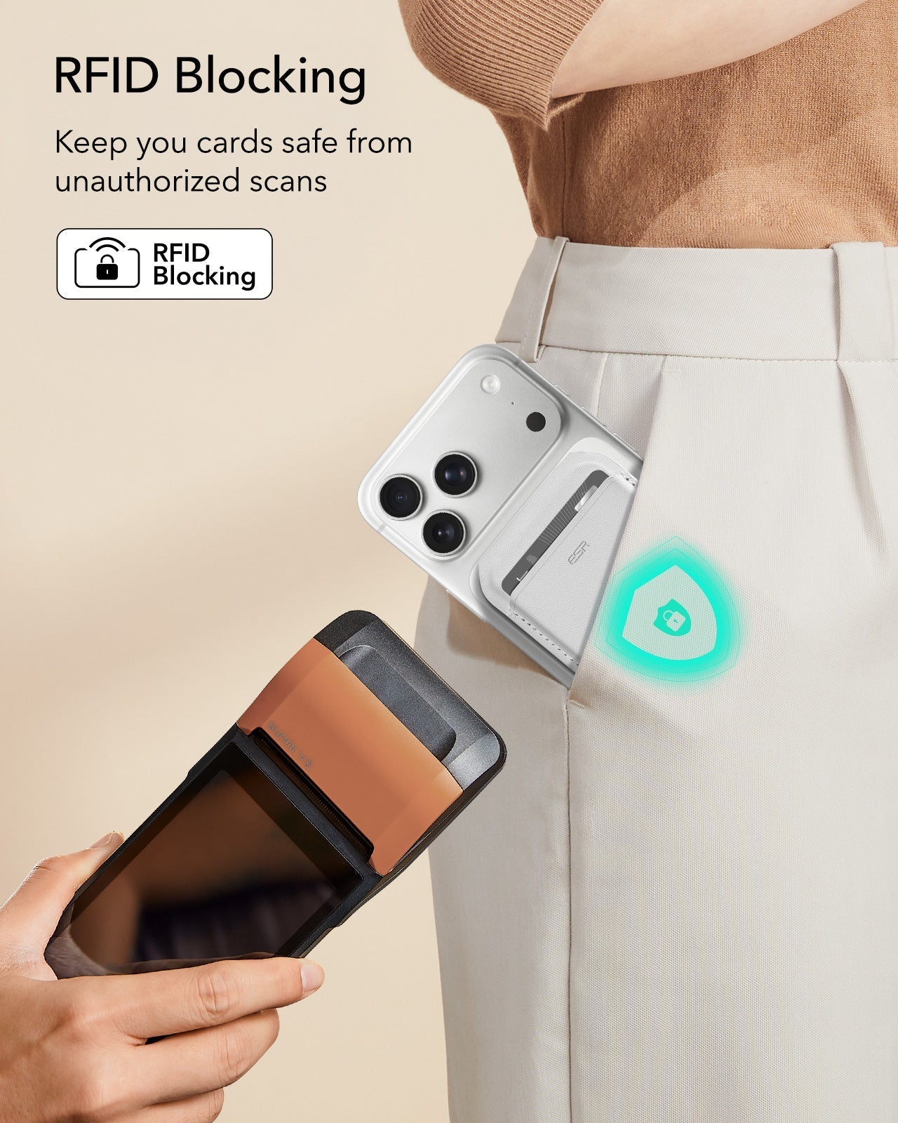 Geo Wallet Boost (HaloLock) - Brown ESR ESR