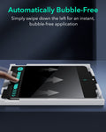ESR iPad screen protector resisting fingerprints and smudges