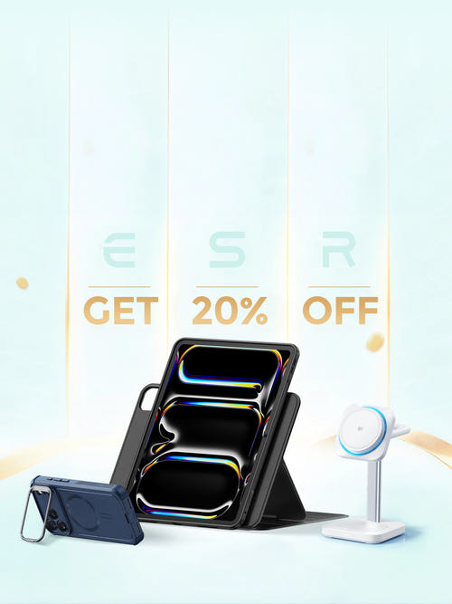 ESR Member Event: ESRTech Perfect Gifts — Chargers & Protection Gear
Get up to 48% off on iPhone cases, screen protectors, and chargers
Enjoy these limited-time deals – shop now before they sell out
