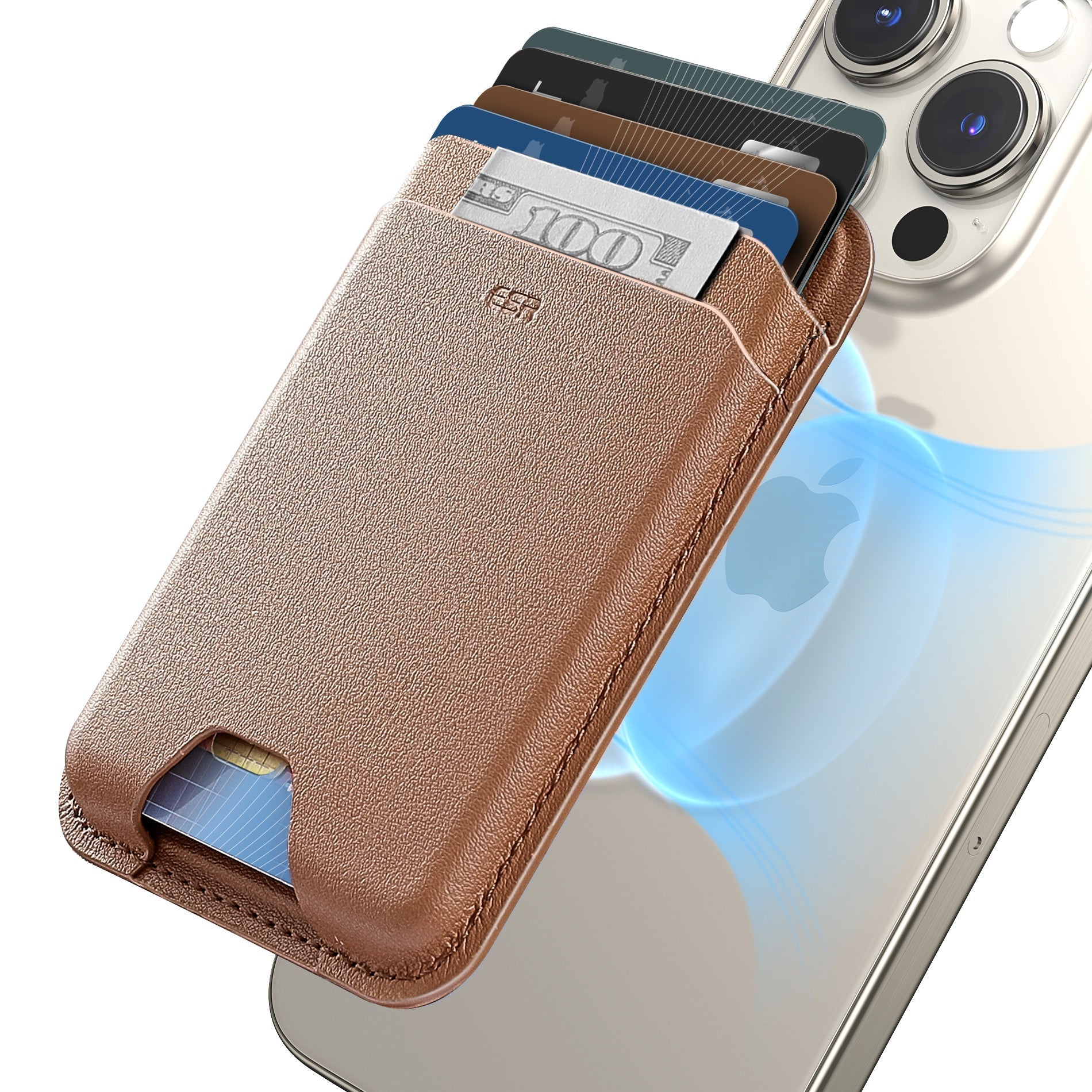 Magnetic Wallet Boost HaloLock black