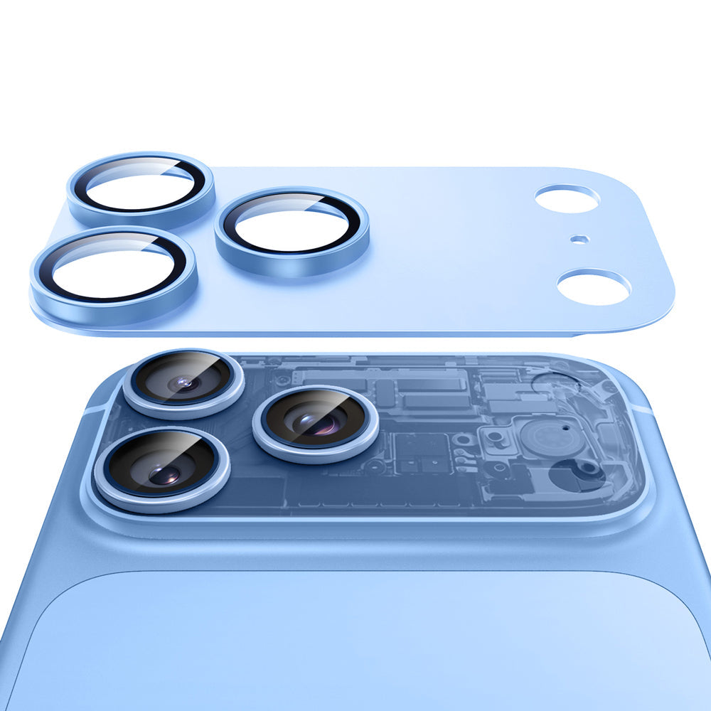 Misty Blue iPhone 18 Pro Max Corning Glass Camera Lens Protector