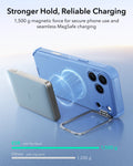 ESR Misty Blue iPhone 18 Pro Max Tough Phone Case Magsafe with Stand Stronger Hold,Reliable Charging