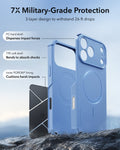 ESR Misty Blue iPhone 18 Pro Max Case Tough Phone Case with Magsafe 7X Military-Grade Protection