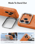 ESR Orange iPhone 18 Pro Tough Phone Case Magsafe with Stand Made To Stand Out
