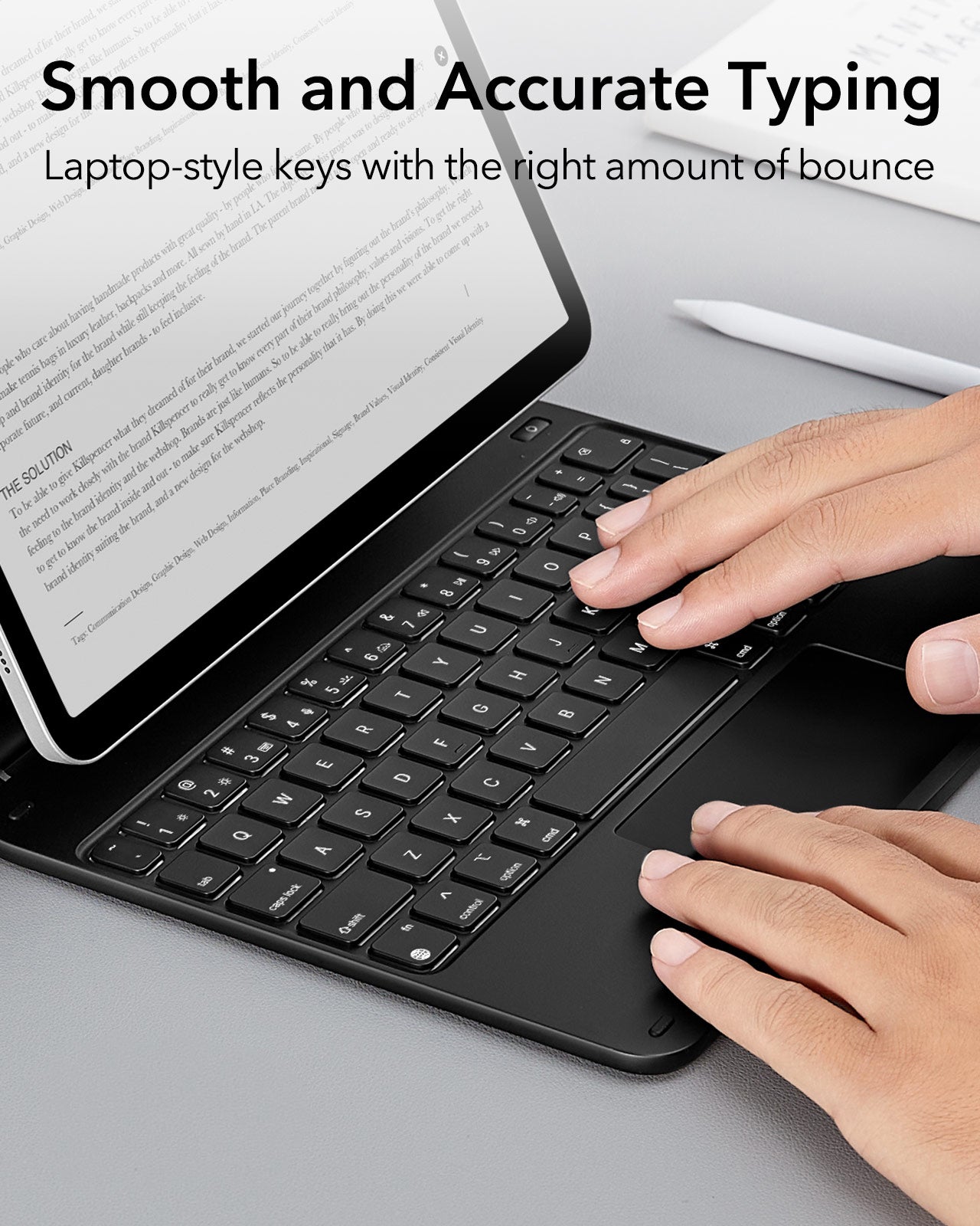 iPad Air 11” (2025) Rebound Magnetic Keyboard Case - US Layout-Black ESR ESR