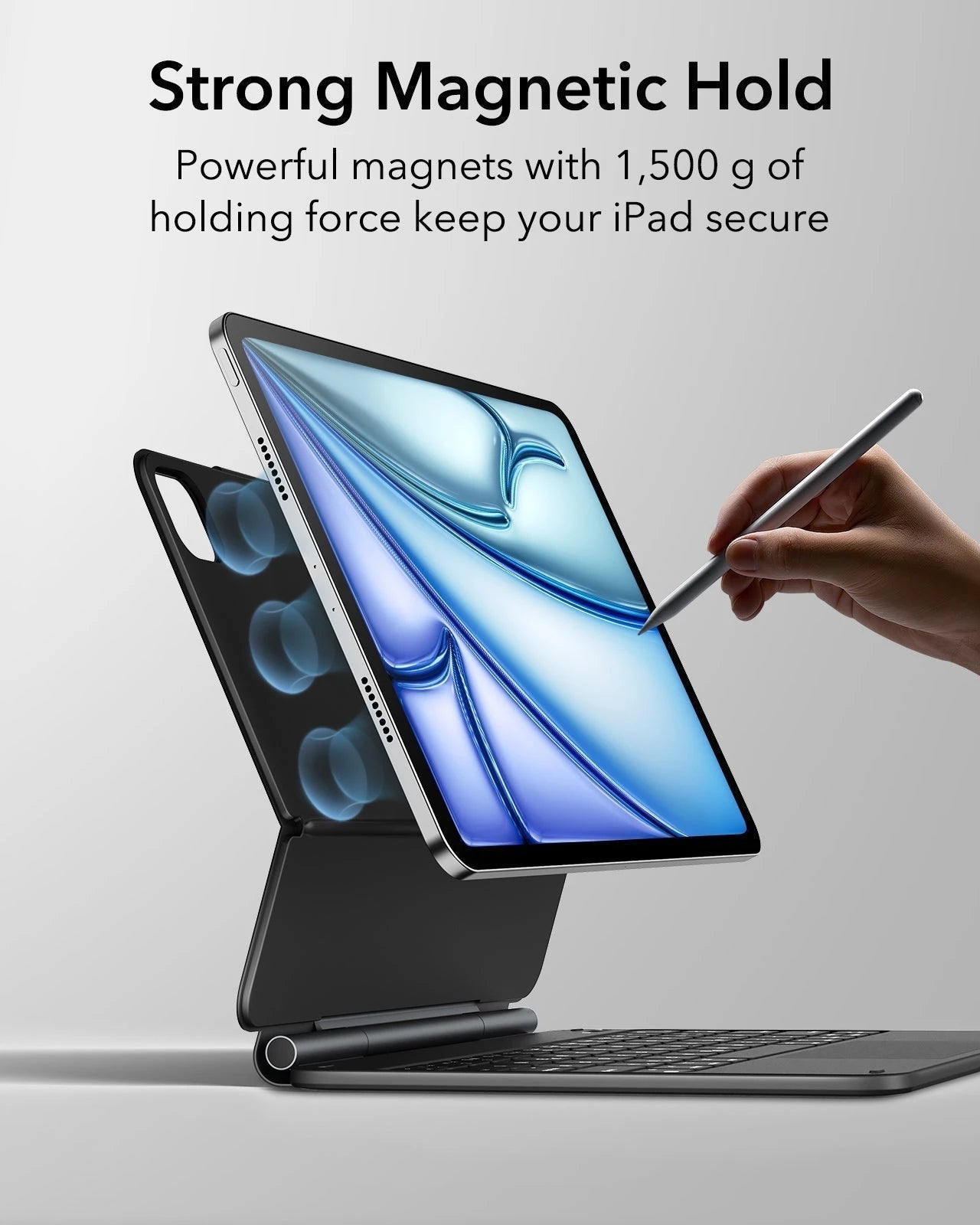 iPad Air 11” (2025) Rebound Magnetic Keyboard Case - US Layout-Black ESR ESR