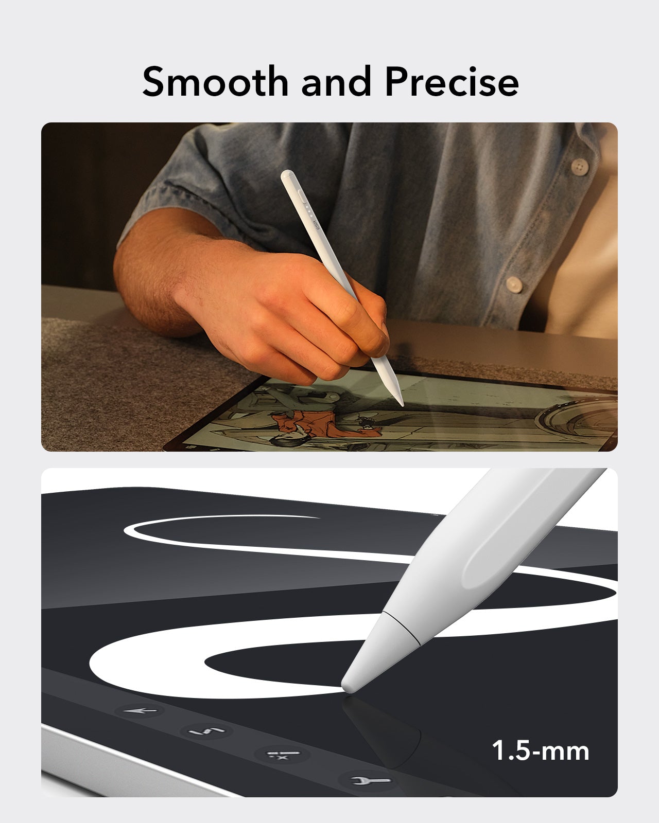 digital pencil-smooth and precise