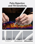 Shift Flexible Keyboard & Accurate Pencil Bundle-palm rejection and tilt sensitivity